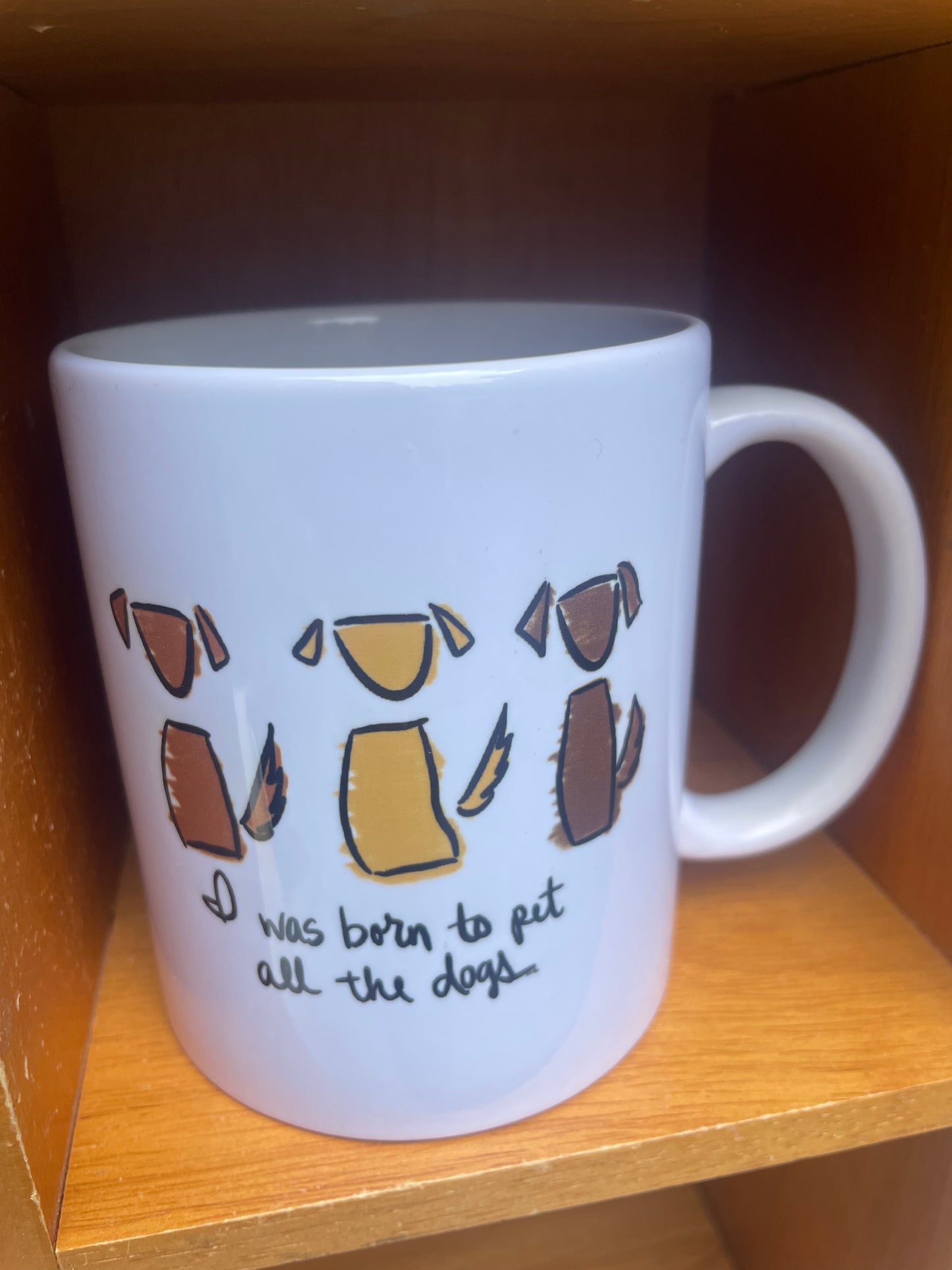 Pet the dogs mug