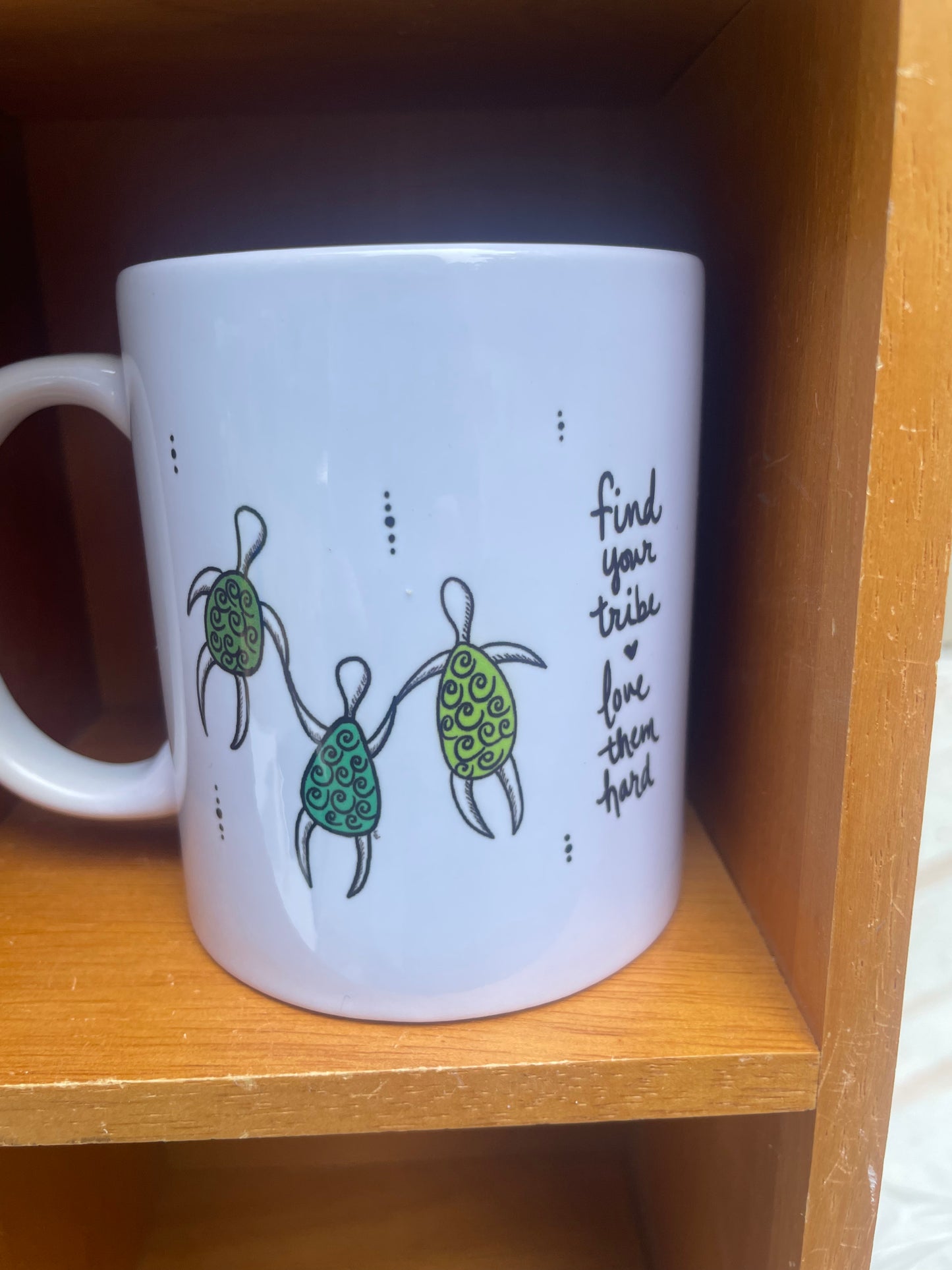 Turtle tribe mug