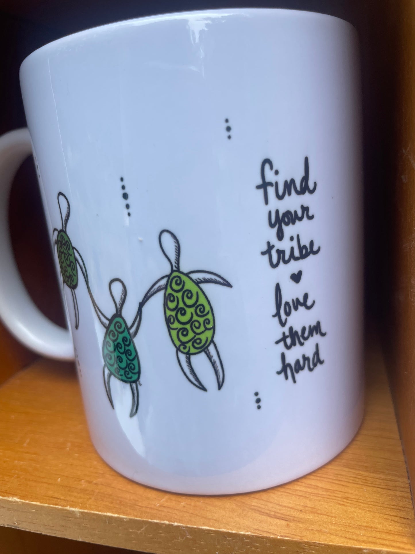 Turtle tribe mug