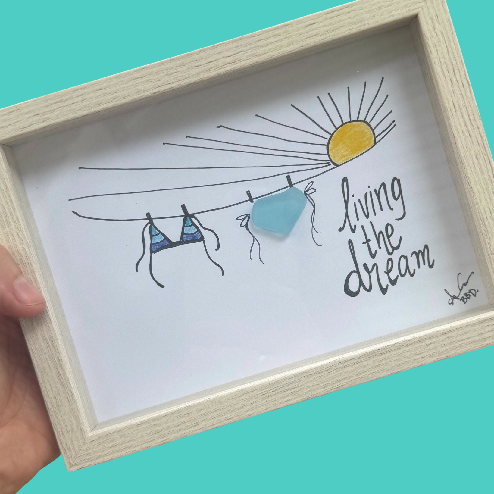 living_the_dream_bikini_clothesline_5x7_TEAL_ZOOM 