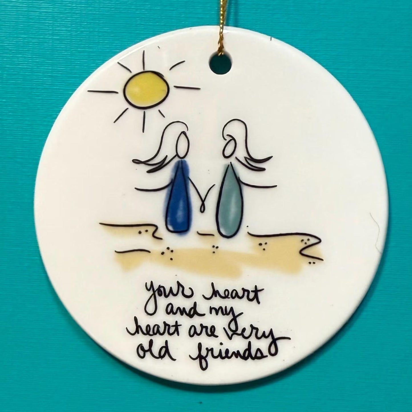 old_friends_ornament 3in by BBD