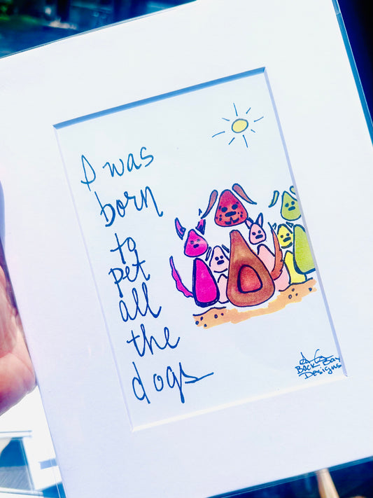 Pet All Dogs Print