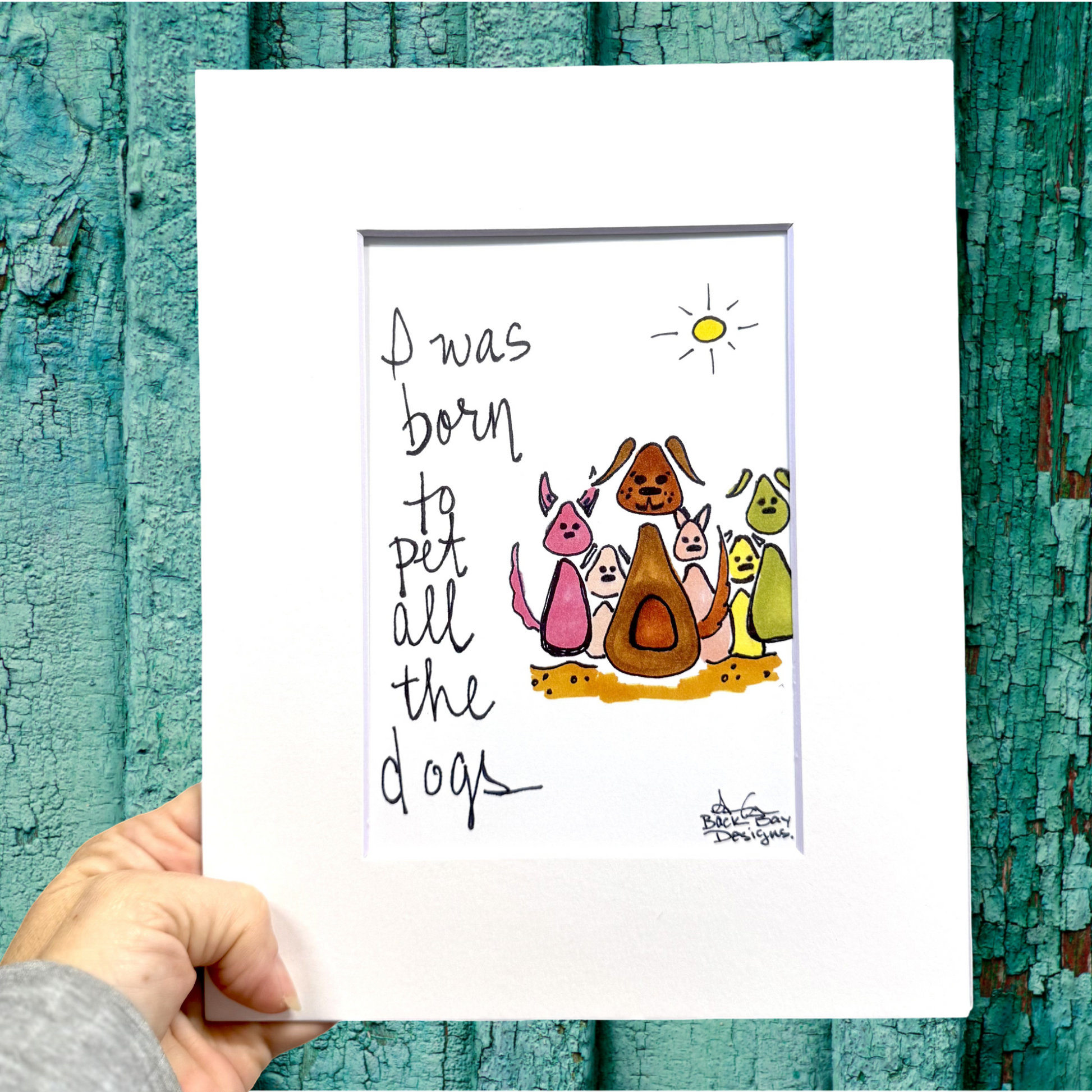 pet all the dogs print 