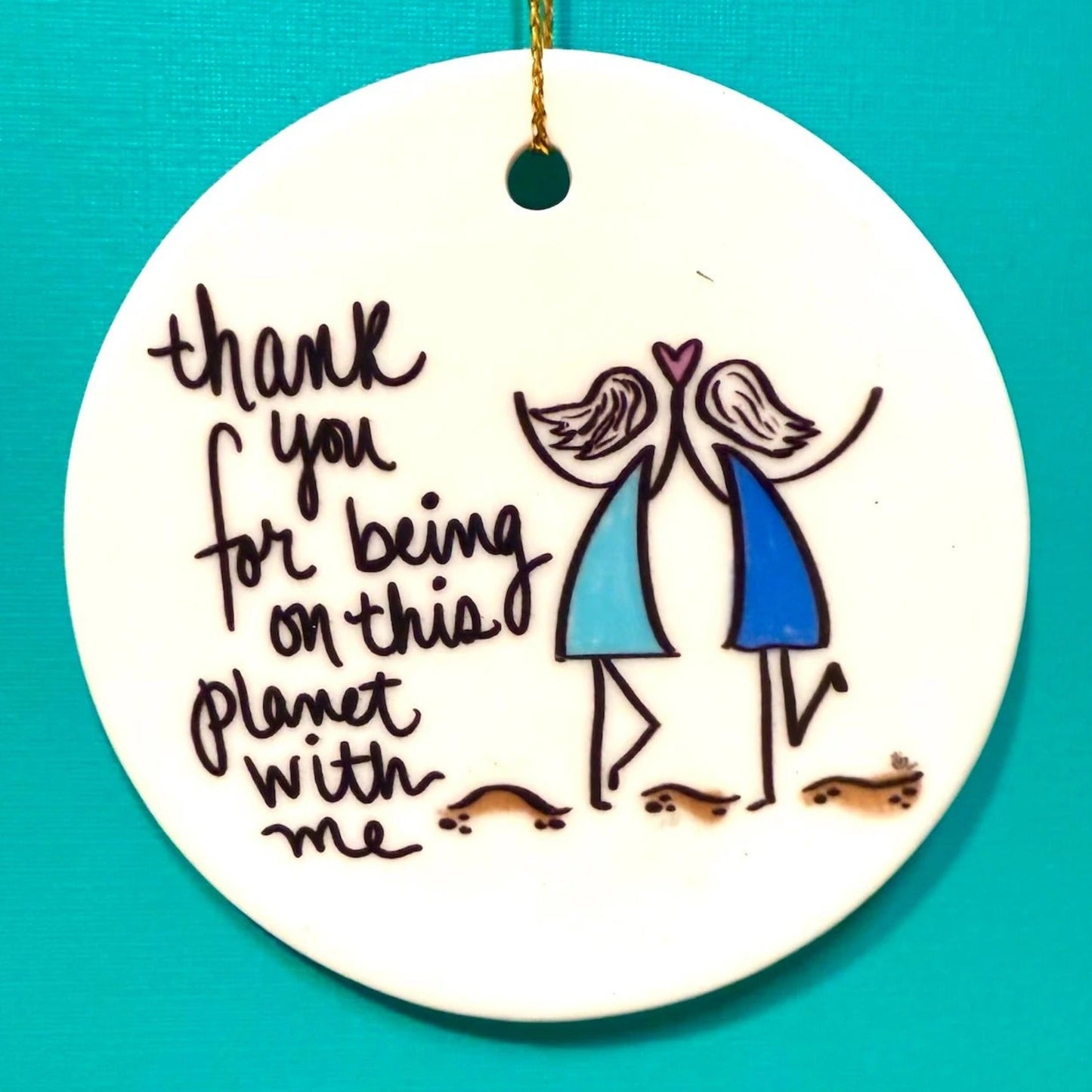 planet with me 3 in ornament