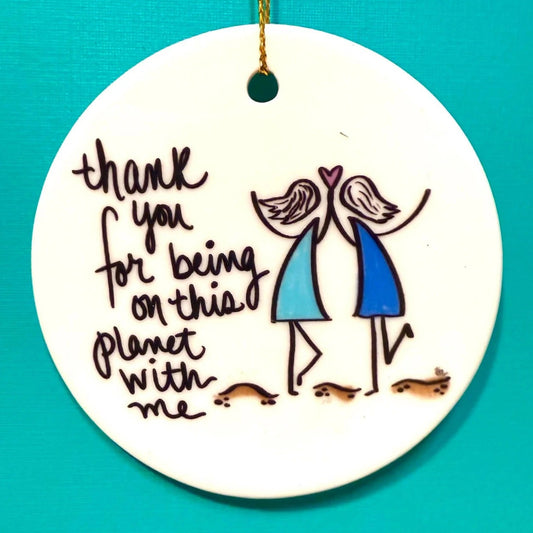 planet with me 3 in ornament