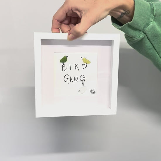 360 Video 6x6inch MINI ea glass art by Back Bay Designs 