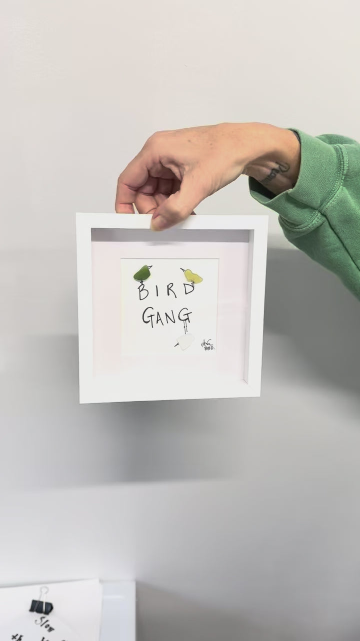 360 Video 6x6inch MINI ea glass art by Back Bay Designs 