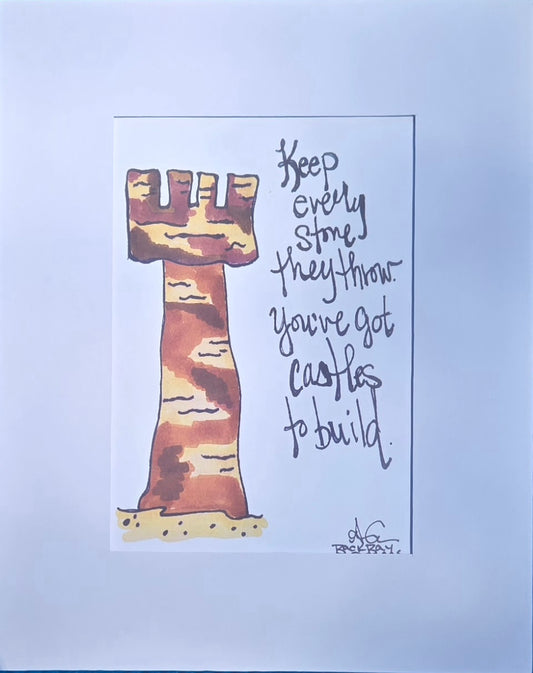 Stone Castles Print