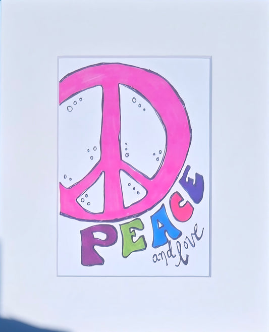 Peace and Love Print