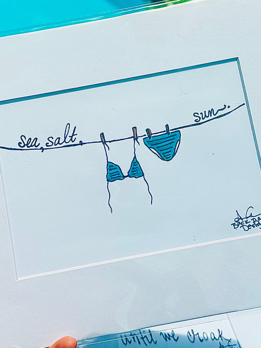 Bikini Line Print