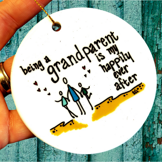 Grandparent Happily Ornament