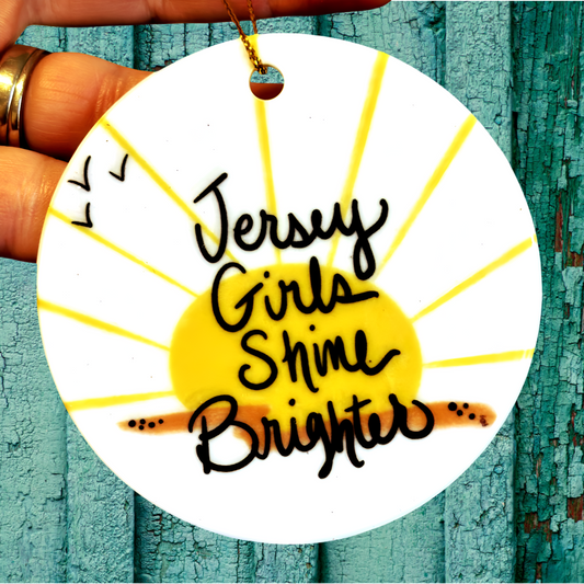 Jersey girls shine brighter Ornament