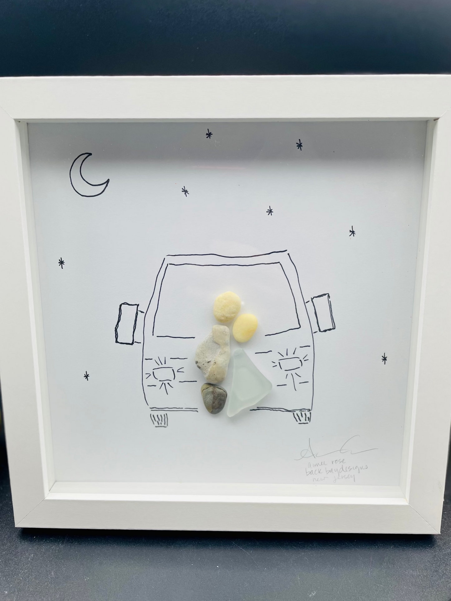Couple on Van headlights 