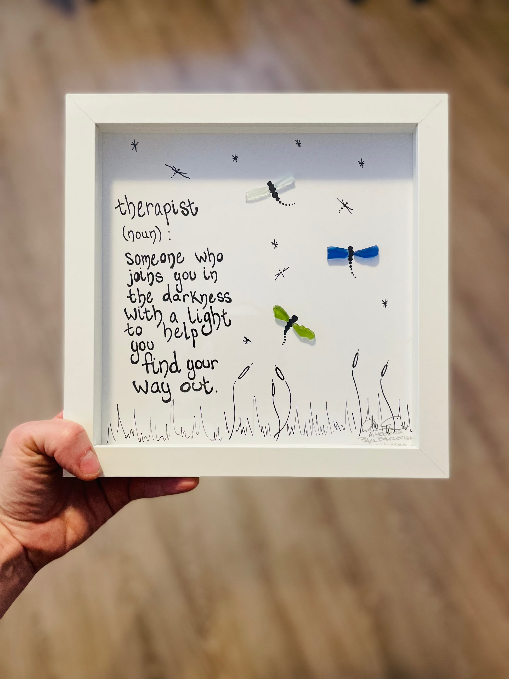Therapist dragonflies 