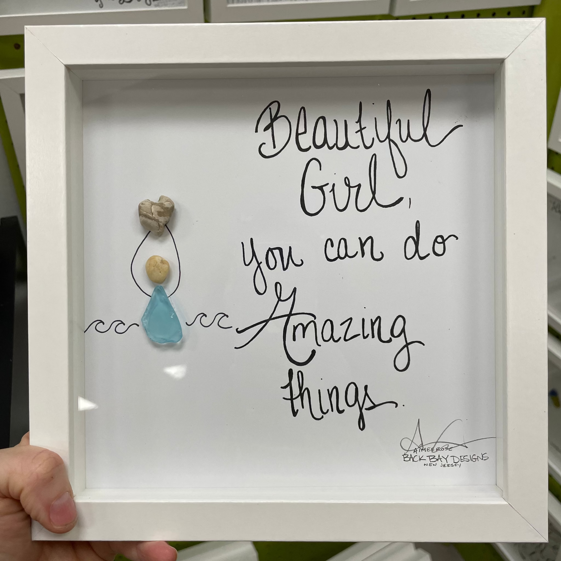 beautiful girl amazing heart 8 inch 