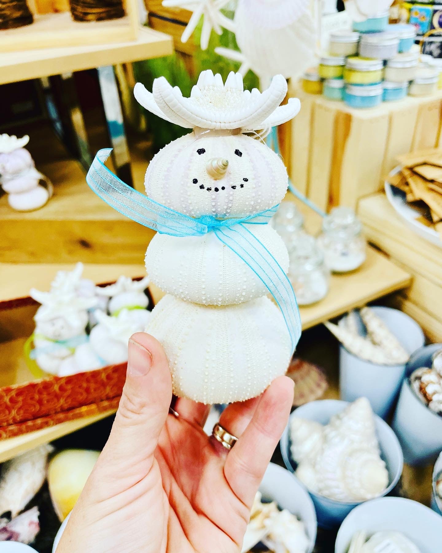 Urchin snowman